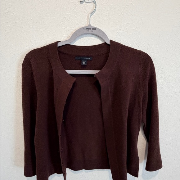 Banana Republic Sweaters - Banana Republic Dark Brown Women's Cardigan